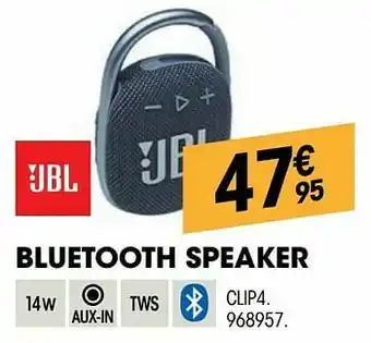 Electro Depot Jbl bluetooth speaker clip4 aanbieding