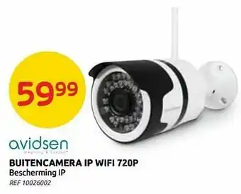 Brico Avidsen buitencamera ip wifi 720p aanbieding