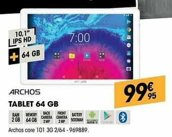 Archos tablet 64 gb