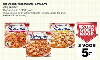 Jumbo Dr. oetker ristorante pizza bolognese aanbieding