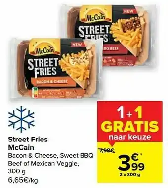 Street fries mccain
