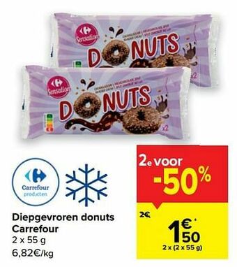 Carrefour Diepgevroren donuts carrefour aanbieding