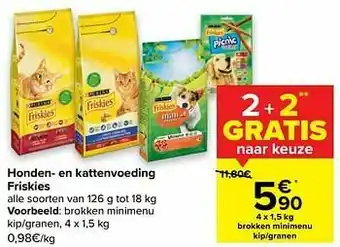 Friskies brokken minimenu kip-granen