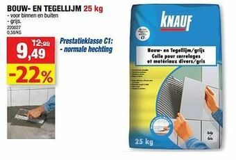 Bouw- en tegellijm