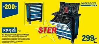 263-delige gereedschapswagen tw1000