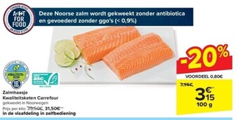 Carrefour Zalmhaasje kwaliteitsketen carrefour aanbieding
