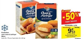 Carrefour Kroketten voor oven & airfryer mora aanbieding