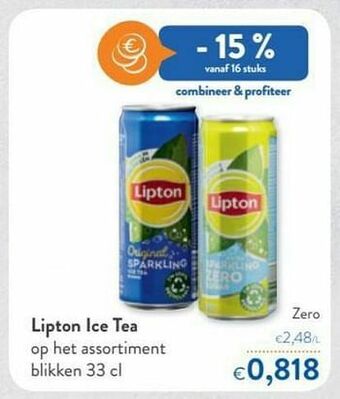 OKay Lipton ice tea zero aanbieding