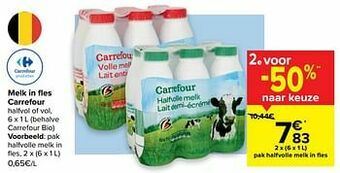 Carrefour Halfvolle melk aanbieding