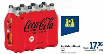 Makro Coca cola zero aanbieding