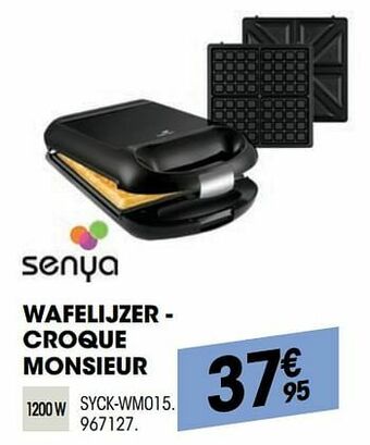 Senya wafelijzer - croque monsieur syck-wm015