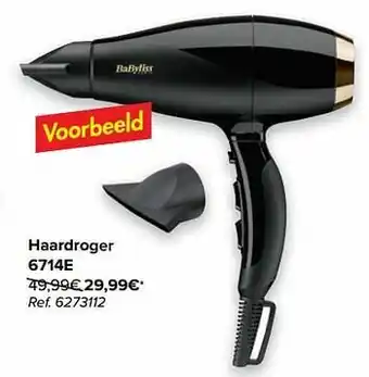Babyliss haardroger 6714e