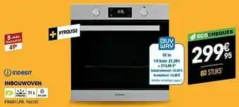 Electro Depot Indesit inbouwoven ifw6841jpix aanbieding