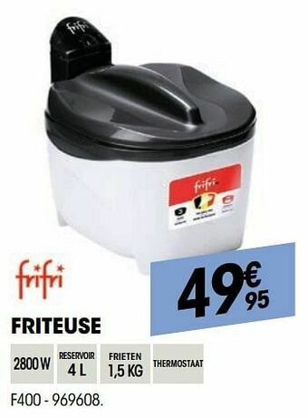 Electro Depot Frifri friteuse f400 aanbieding