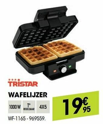 Tristar wafelijzer wf-1165