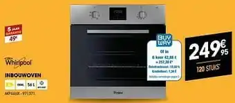 Electro Depot Whirlpool inbouwoven akp446ix aanbieding