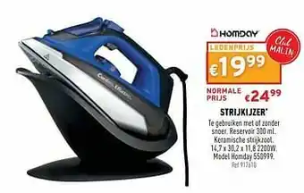 Trafic Strijkijzer homday 550999. aanbieding