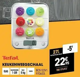 Electro Depot Tefal keukenweegschaal bc5122v1 aanbieding