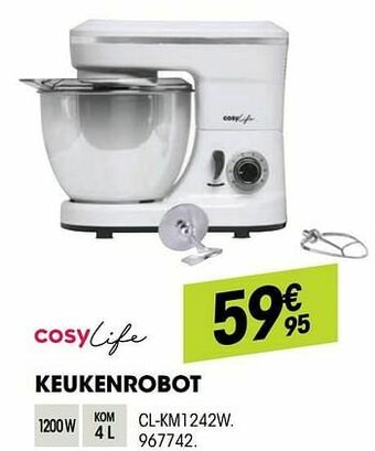 Electro Depot Cosylife keukenrobot cl-km1242w aanbieding