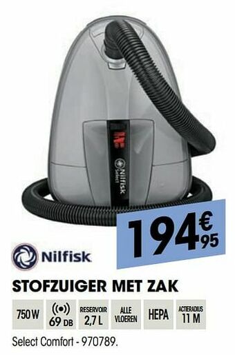 Electro Depot Nilfisk stofzuiger met zak aanbieding