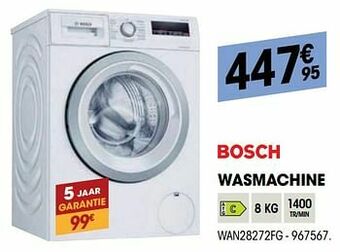 Electro Depot Bosch wasmachine wan28272fg aanbieding