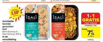 Carrefour Aziatische bereide gerechten isali aanbieding