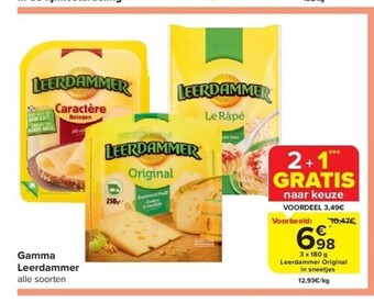 Carrefour Gamma leerdammer aanbieding