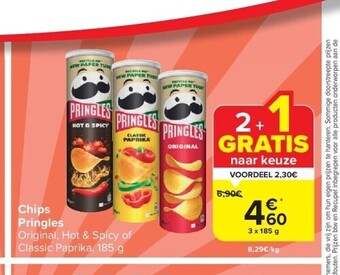 Carrefour Chips pringles aanbieding