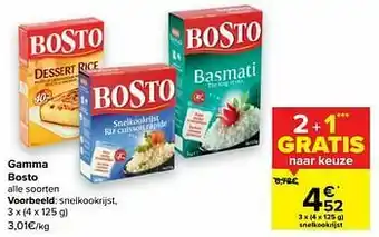 Bosto snelkookrijst