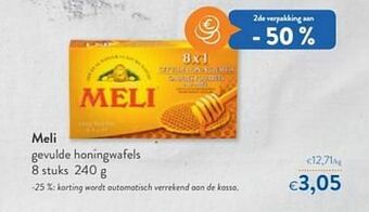 OKay Meli gevulde honingwafels aanbieding