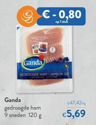 OKay Ganda gedroogde ham aanbieding