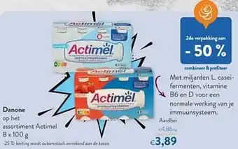 OKay Danone aardbei aanbieding