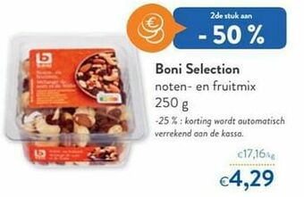 OKay Boni selection noten- en fruitmix aanbieding