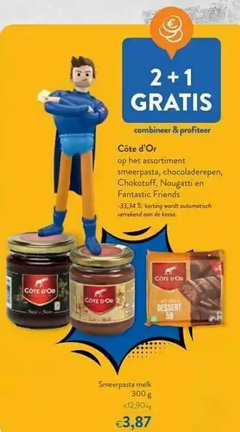 Côte d`or smeerpasta melk