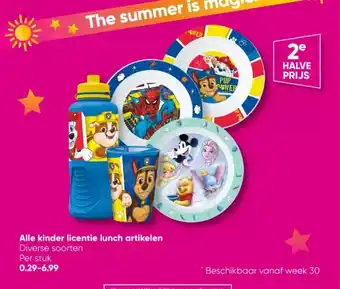 Big Bazar Alle kinder licentie lunch artikelen aanbieding