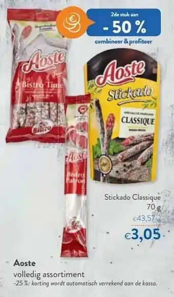 OKay Aoste stickado classique aanbieding