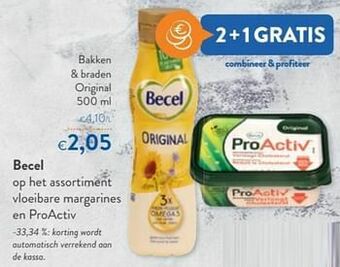 OKay Becel bakken + braden original aanbieding