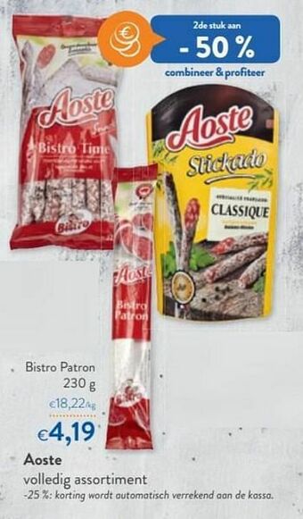 Aoste bistro patron