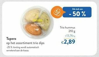 OKay Tapero trio hummus aanbieding