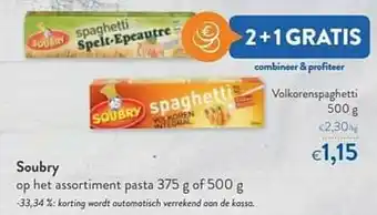 OKay Soubry volkorenspaghetti aanbieding
