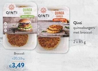 OKay Qinti quinoaburgers met broccoli aanbieding