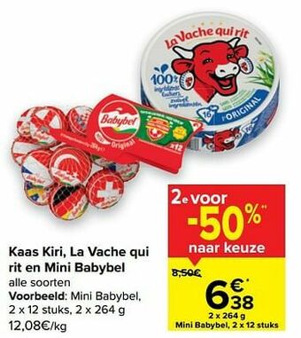 Carrefour Mini babybel aanbieding