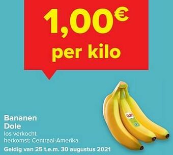 Carrefour Bananen dole aanbieding