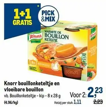 Makro Knorr bouillonketeltje - kip aanbieding