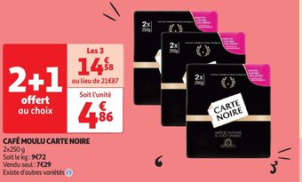 Auchan CAFÉ MOULU CARTE NOIRE aanbieding