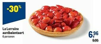 Makro La lorraine aardbeientaart aanbieding