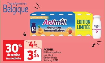 Auchan ACTIMEL aanbieding
