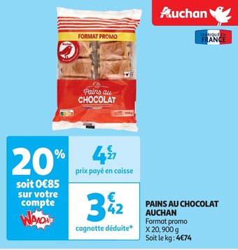 Auchan PAINS AU CHOCOLAT aanbieding