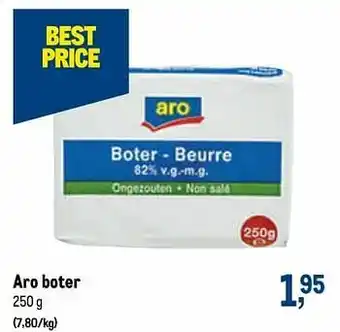 Makro Aro boter aanbieding