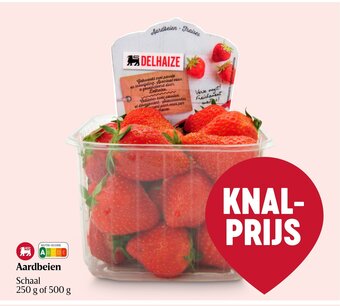 Delhaize Aardbeien aanbieding